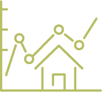 Symbol für Immobilienbewertung – Marktanalyse und Wertermittlung für Immobilien in Düsseldorf