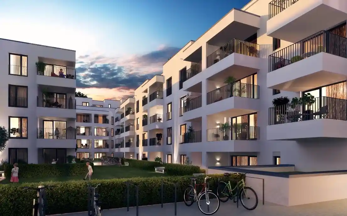 Exklusive Wohnanlage Homberger Höfe – Immobilienmakler und Hausverwaltung GWB für moderne Immobilienvermittlung und -verwaltung